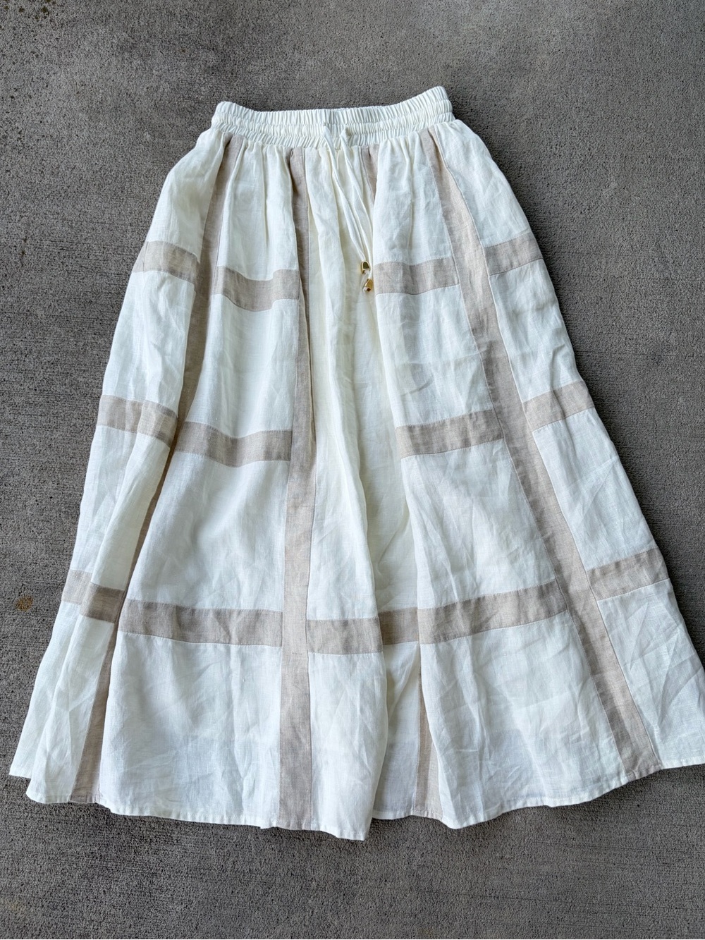 Sancia The Fien Maxi Skirt Linen Australian Boutique Color Block Maxi Nwot Sm